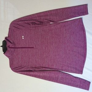 Under Armour Heath Gear‎ zip tech shirt size small